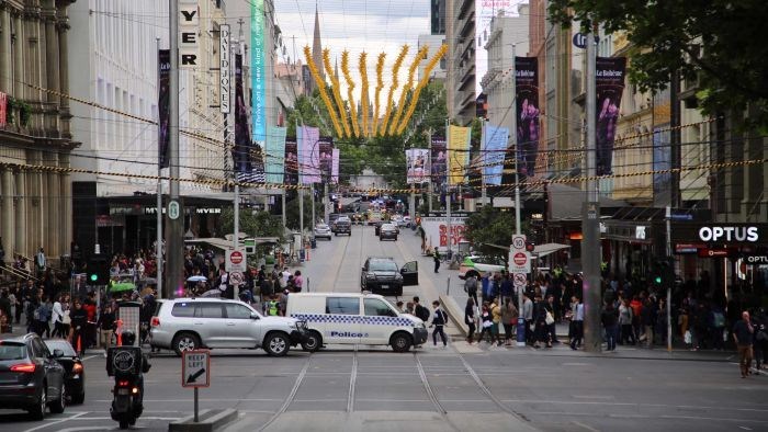 Trung tâm mua sắm ở Melbourne - Một góc của phố Bourke