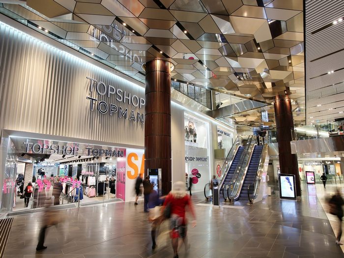 Trung tâm mua sắm ở Melbourne - TOPSHOP tại Melbourne Emporium