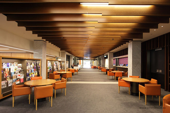 Thư viện Quốc gia Victoria Melbourne Australia - Phòng đọc rộng lớn tại tầng 1 tòa nhà
