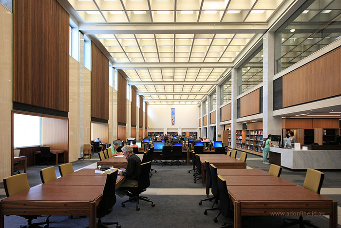 Thư viện Quốc gia Victoria Melbourne Australia - Mọi người có thể đến đây học tập và làm việc cả ngày