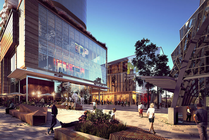 Trung tâm mua sắm ở Sydney - Khuôn viên xung quanh Macquarie Centre
