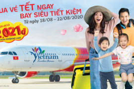 Chỉ từ 2.021 đồng – Đặt vé máy bay Tết Tân Sửu 2021 Vietjet Air ngay hôm nay