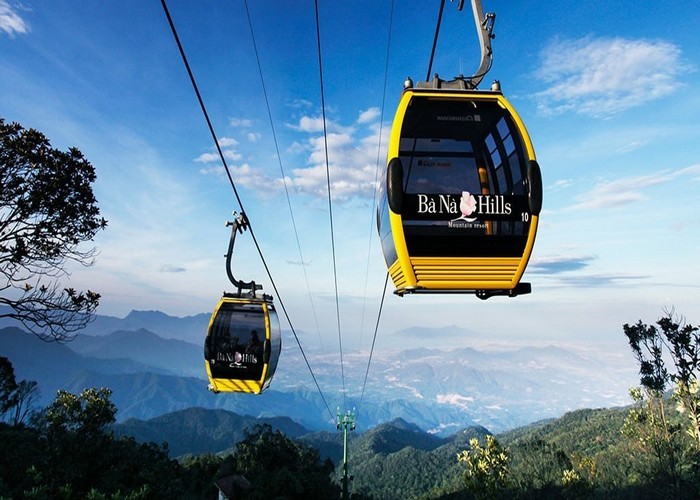 Cáp treo lên Bà Bà Hills 