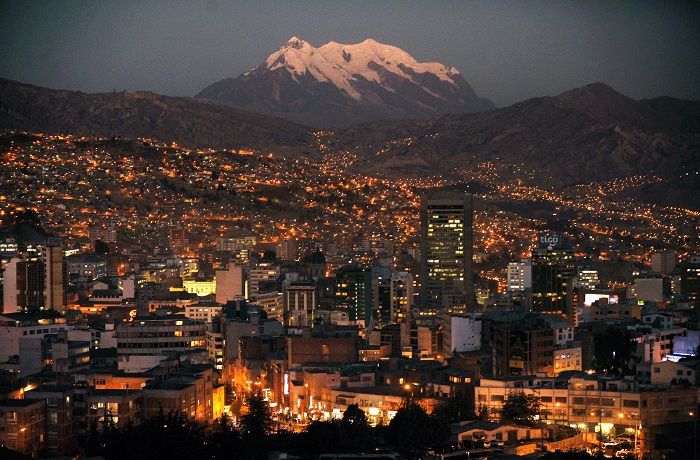 Thủ đô La Paz của Bolivia