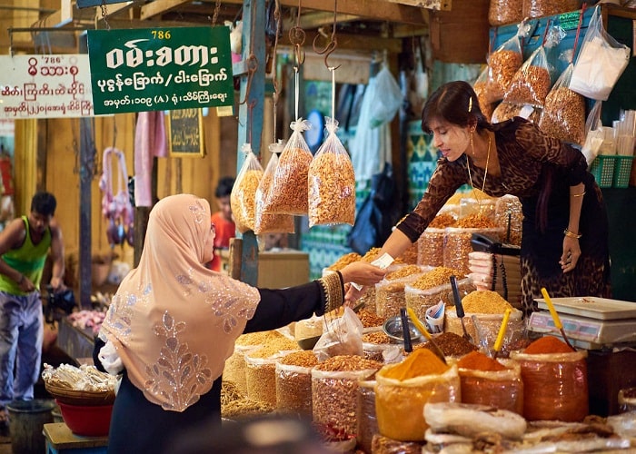 Chợ Bogyoke Aung San, Myanmar