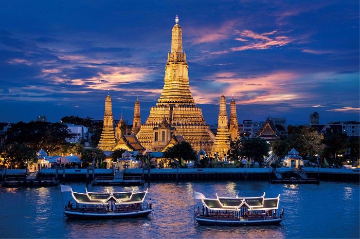 Dạo thuyền trên sông Chao Praya