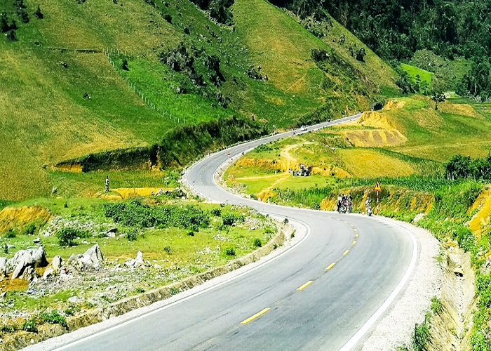 Đường đi đến với Mộc Châu cũng vô cùng nên thơ và đẹp mắt