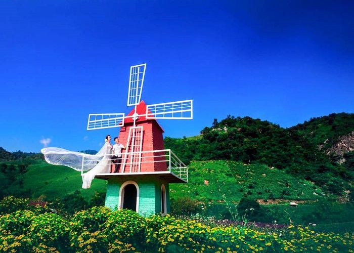 Đến khu du lịch Happy land bạn tha hồ check in với nhiều cảnh đẹp