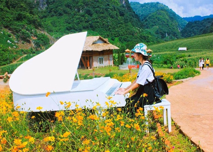 Khu du lịch Happy land - một điểm đến đang được yêu thích khi đi tour Mộc Châu