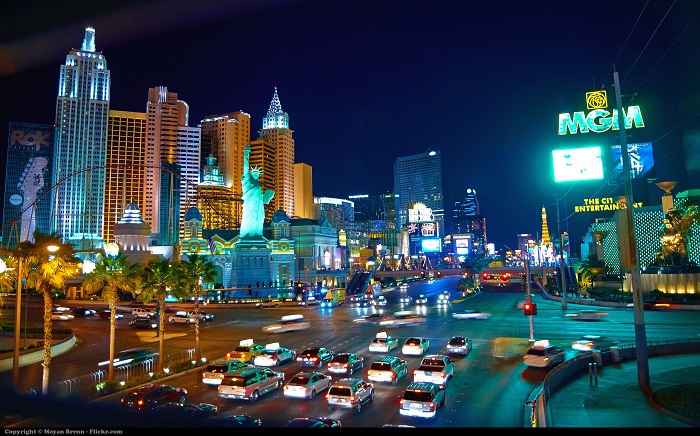 Cuộc sống ở Las Vegas về đêm