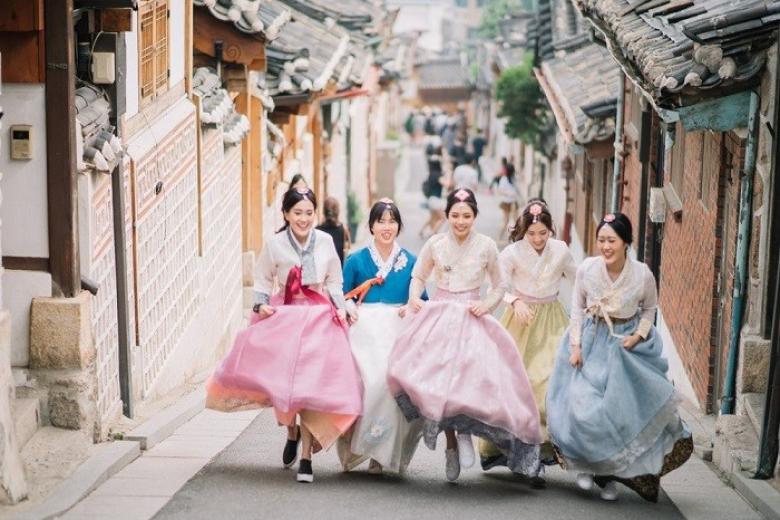 Trải nghiệm mặc hanbok