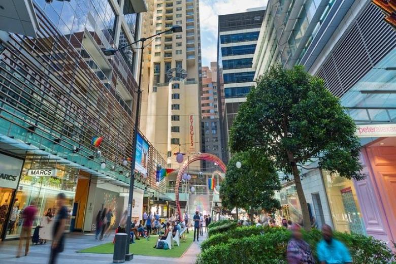 trung tâm mua sắm ở úc