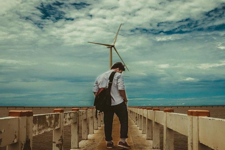 Cánh đồng quạt gió Bạc Liêu