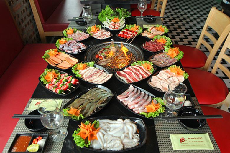 Bufet hải sản kiểu Thái