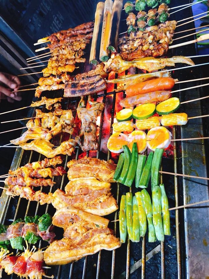 Thưởng thức đồ nướng tại Sapa
