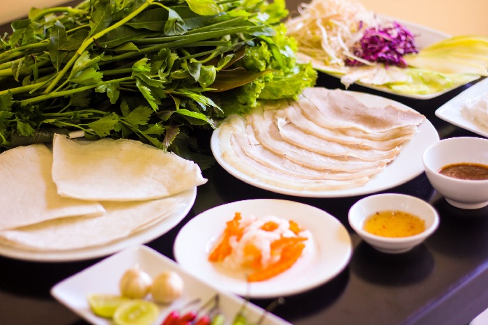 Bánh tráng thịt heo