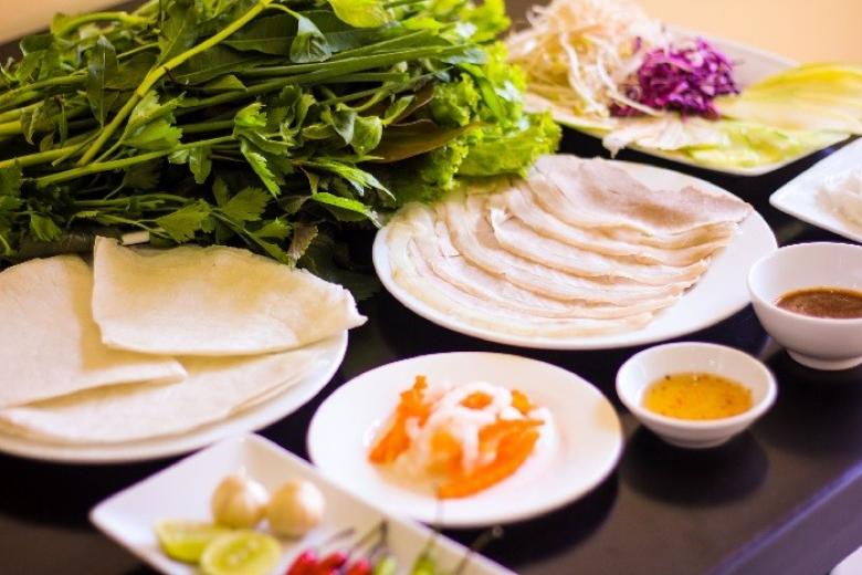 Bánh tráng thịt heo
