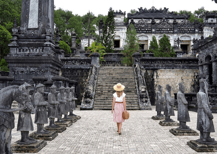 Khám phá kiến trúc độc đáo ở lăng Khải Định