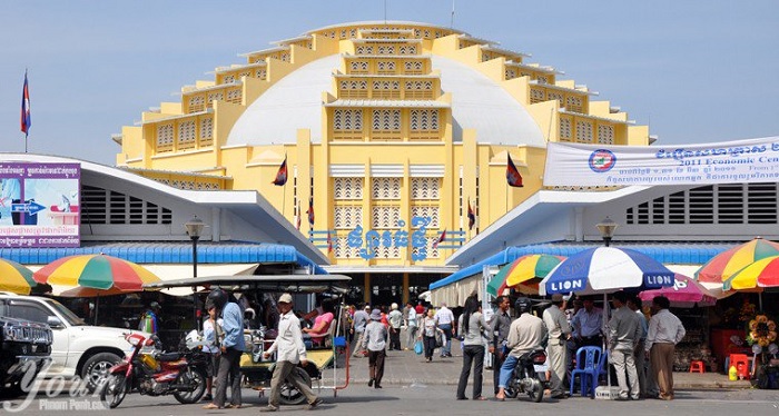 Du lịch Campuchia: Mua sắm tại Chợ Phsar Thmey