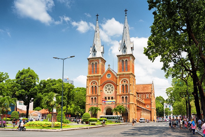 Tour Vũng Tàu Hồ Chí Minh 4 ngày thăm nhà thờ Đức Bà