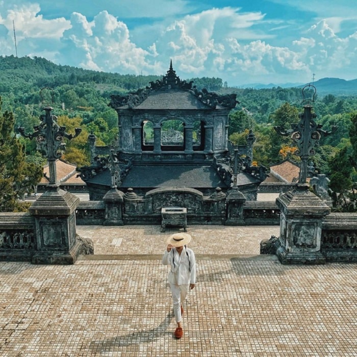 Khám phá lối kiến trúc ở lăng Khải Định