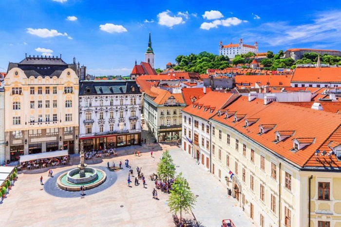 Một góc của thành phố Bratislava