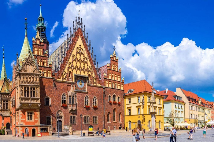 Wroclaw la thành phố lớn thứ 4 ở BaLan