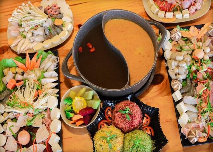 Buffet rau Đà Lạt