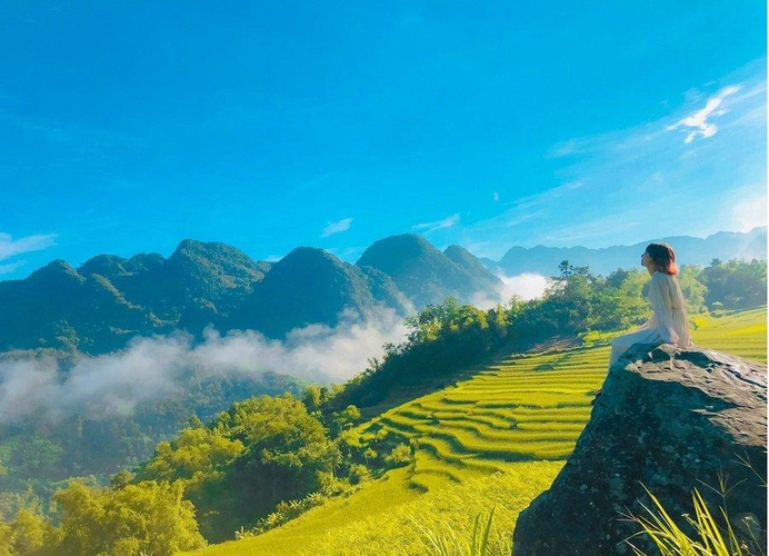 Cảnh đẹp yên bình ở khu bảo tồn thiên nhiên Pù Luông