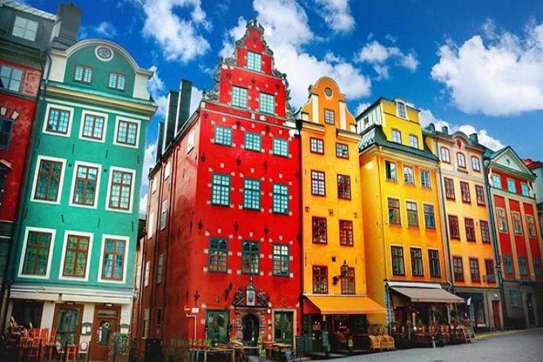 Khu phố cổ Gamla Stan lâu đời