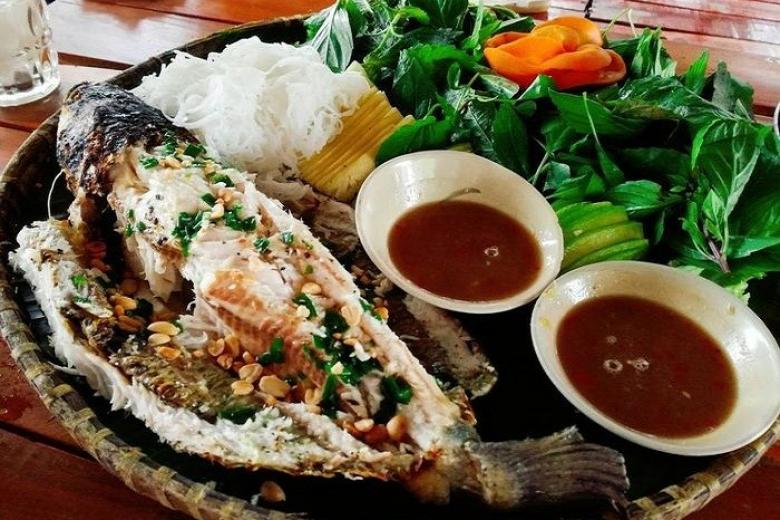 Cá lóc nướng trui