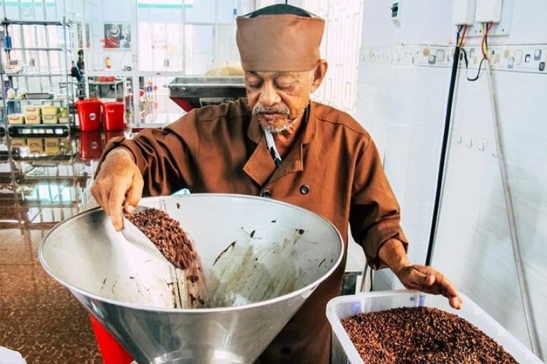 Quy trình sản xuất socola