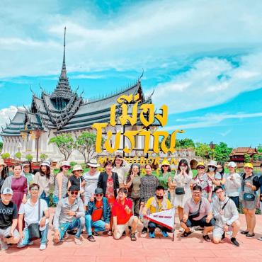 Khám Phá Thái Lan 5N4Đ: HCM - Bangkok - Chùa Bình Minh - Công Viên Khủng Long - 747 Boeing, Hotel 4* + Tặng Massage + Cafe Bánh Phủ Vàng