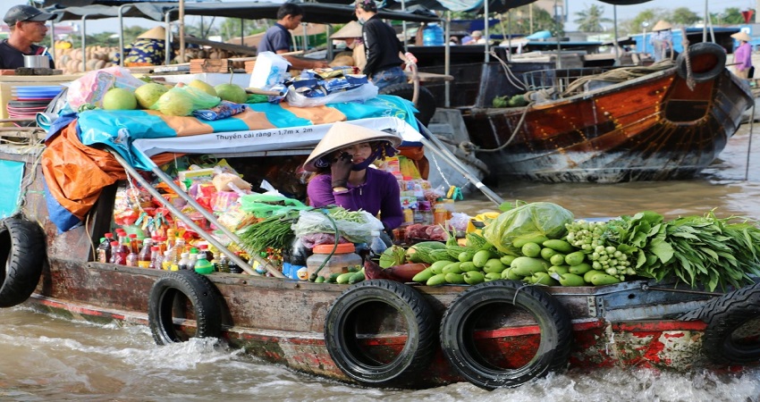 Chợ nổi Cái Răng Cần Thơ