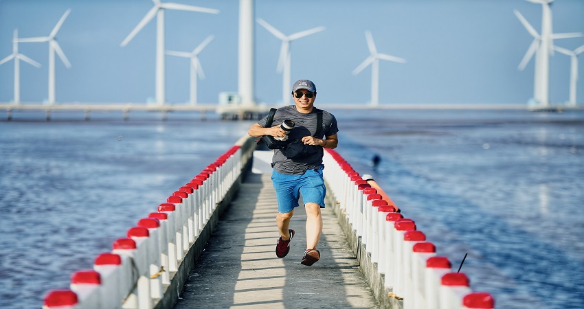 Cánh đồng quạt gió Bạc Liêu