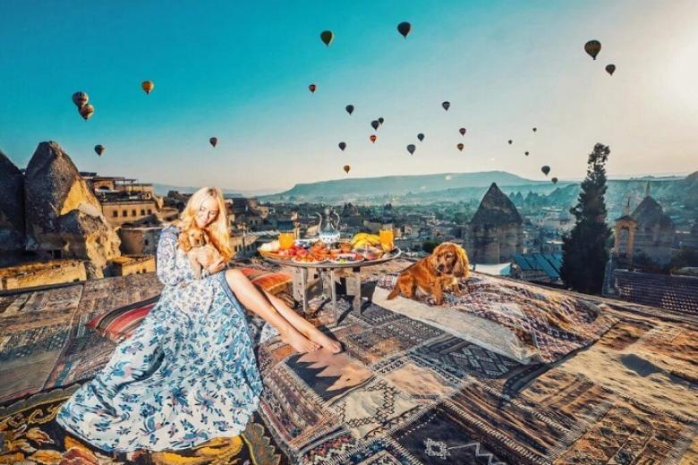 Chiêm ngưỡng cảnh bình minh ở Cappadocia