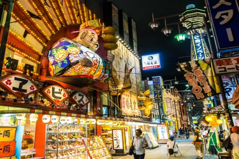 Dạo bộ ở khu phố Dotonbori