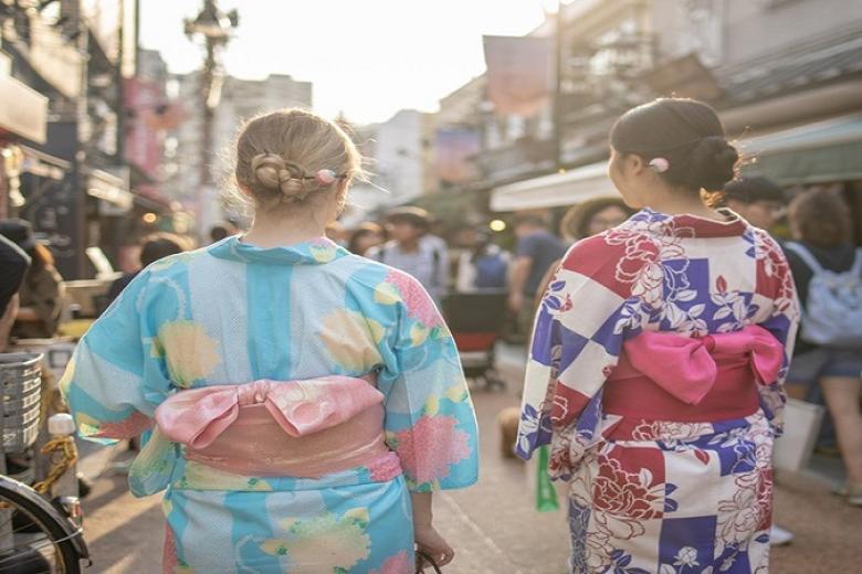 Trải nghiệm mặc trang phục truyền thống Yukata