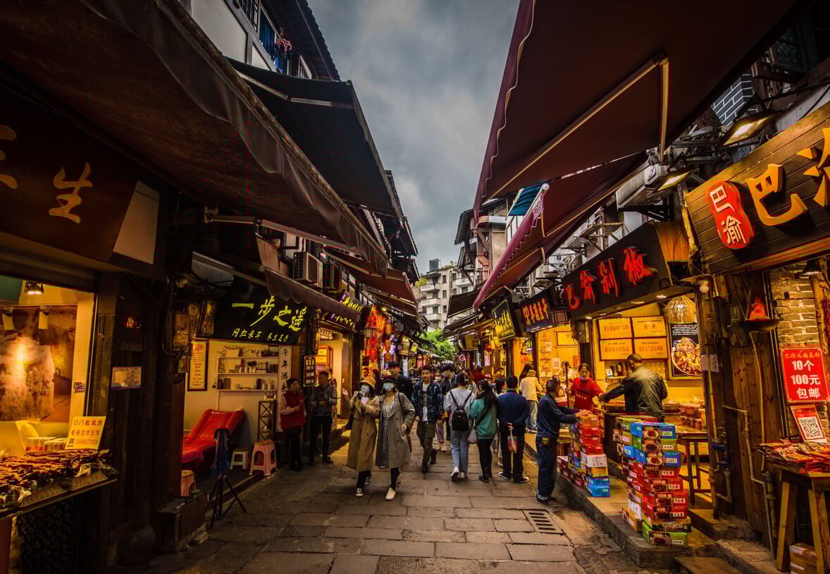 Phố cổ Danzishi (Đan Tử Thạch) là một điểm đến độc đáo tại Trùng Khánh