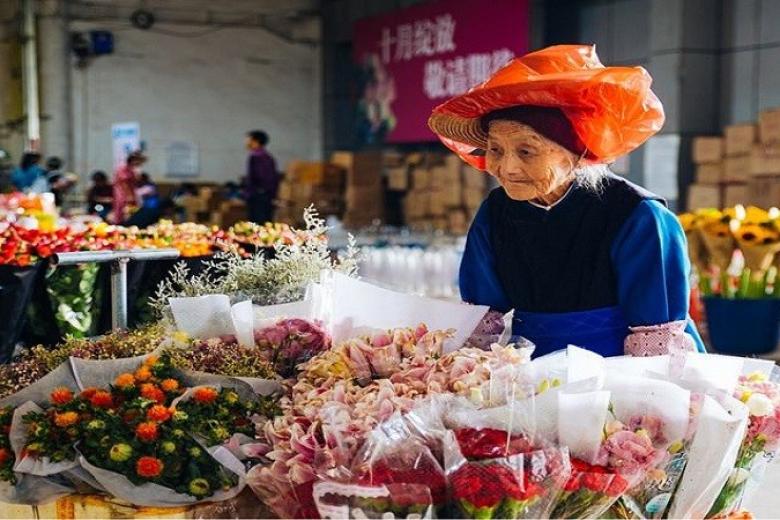 Chợ hoa Đấu Nam