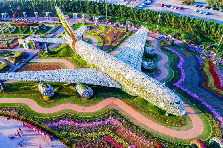 Vườn hoa Miracle Dubai