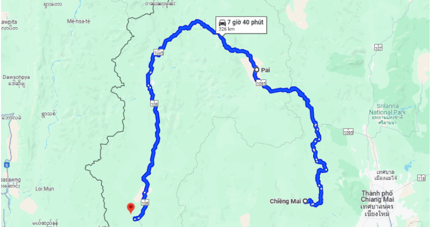 Hành trình tour Chiang Mai 5N4Đ